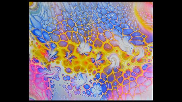 Акриловая Заливка Bloom в разных техниках/ Абстрактные картины акрилом. смотреть онлайн