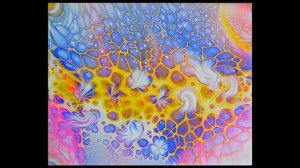 Акриловая Заливка Bloom в разных техниках/ Абстрактные картины акрилом.