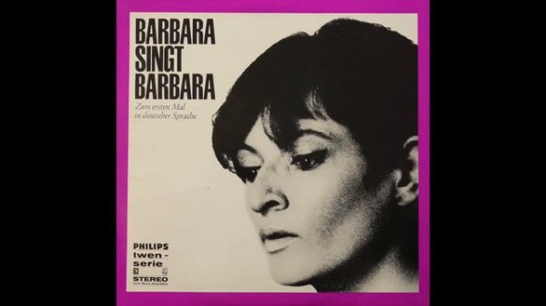 BARBARA Singt  BARBARA  :   Pierre   ( Version allemande )   1967