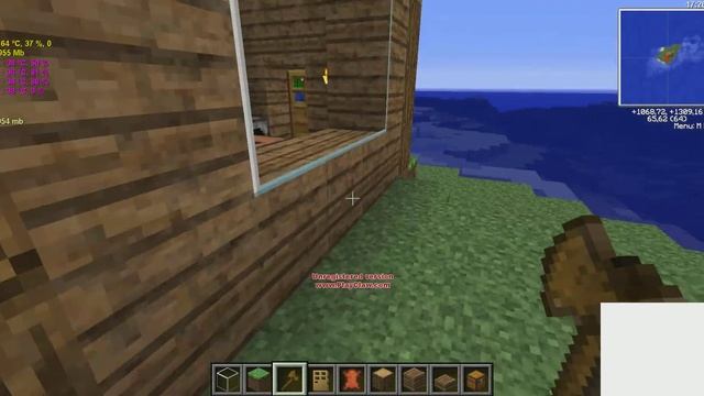 Как заприватить дом в MineCraft? Легко! смотреть онлайн