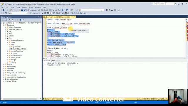 CTE - WITH - SQL Server (Tabela Virtual) смотреть онлайн