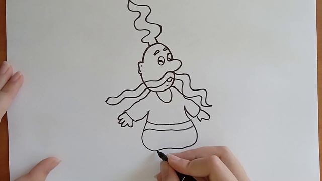 Козак. Як легко намалювати козака / Малювання смотреть онлайн