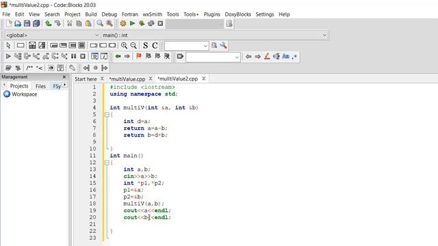 How to return multiple values from a function in C++ смотреть онлайн