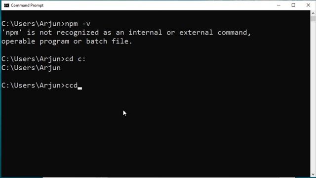node / npm is not recognized as internal or external command смотреть онлайн