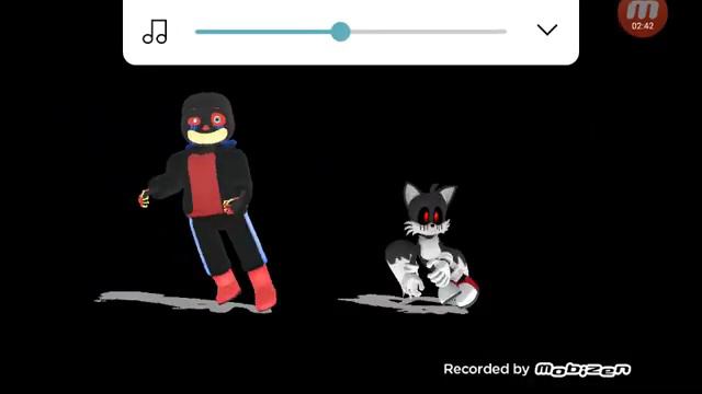 MMD Bad Apple( errortale X Sonic. EXE) смотреть онлайн