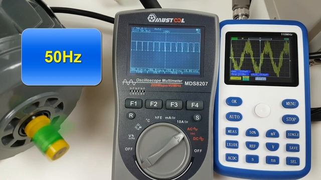 Przemiennik Częstotliwości (falownik) Do Silników 3f X 230V -  Przebieg Napięcia I Prądu