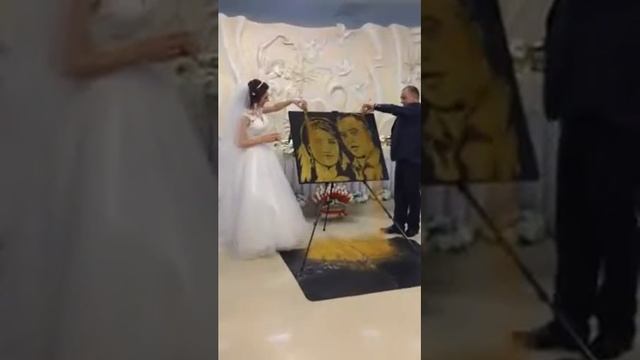 "Золотой портрет" на свадьбу! смотреть онлайн