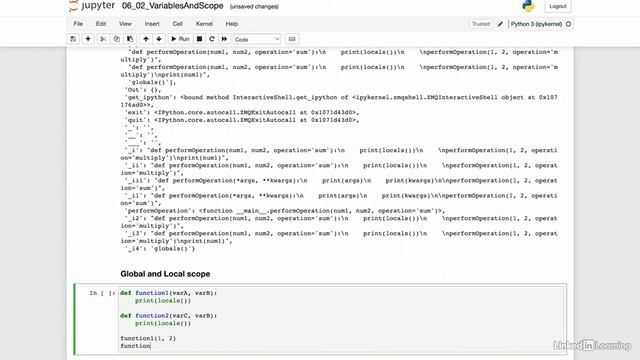 Variable and scope | Python Essential Training смотреть онлайн
