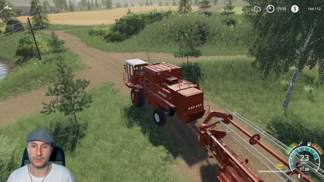 Продали муки на 60 000 и убираем рожь // Простоквашино ч.23 // Farming simulator 19 смотреть онлайн