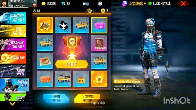 SPINNING FOR ARTIC BLUE BUNDLE AND GIT SASTA ARTIC BLUE|| RIP MY 1100+ DIAMONDS|| смотреть онлайн
