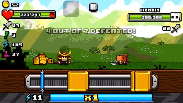 Combo Quest 2 Gameplay (By Tapinator Inc) iOS Video HD смотреть онлайн