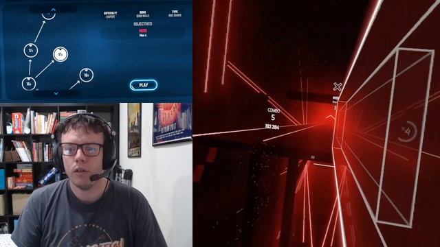 Beat Saber Campaign Level 17B Tutorial смотреть онлайн
