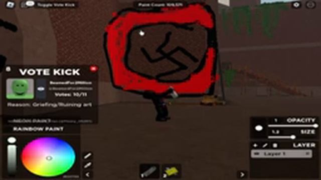 roblox: Spray paint germany(nazi) flag troll! смотреть онлайн