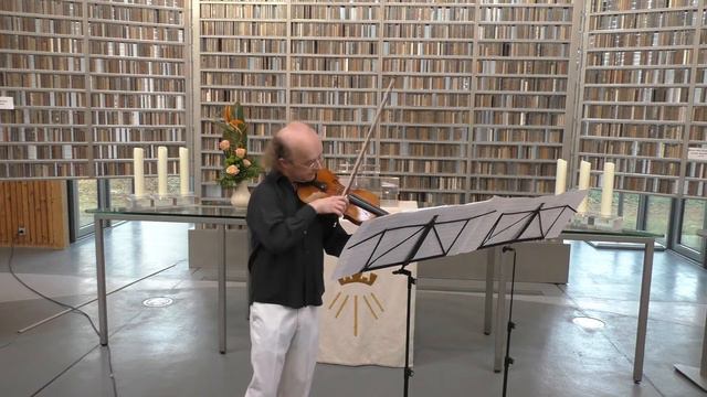 Bach Sonata For Solo Violin In C Major BWV 1005 Adagio - Ian Mardon