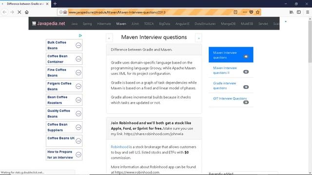 Difference between Gradle and Maven.
| javapedia.net смотреть онлайн