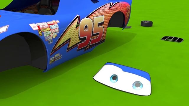 Drill Construction Vehicles Toy Assembly Car VS School Bus Soccer Ball with Learn Colors for Kids смотреть онлайн