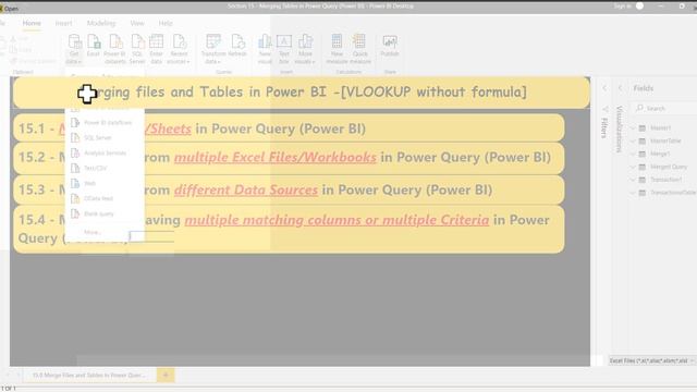 15.3 Merge Data From Different Data Sources in Power BI (Power Query)|Power BI Tutorial for Beginne смотреть онлайн