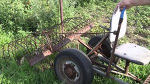 Грабли, косилка, телега к мотоблоку.  КФХ Ольги Полозовой