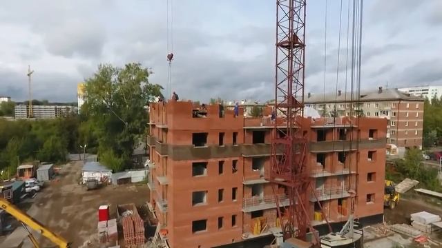 ЖК 'Чехов', 1 очередь Ход строительства сентябрь 2016 г смотреть онлайн