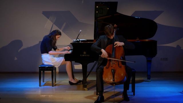 Ivan Skanavi And Dina Ivanova, E. Grieg. Violin Sonata N3  ,arrangement By I.Skanavi For Cello