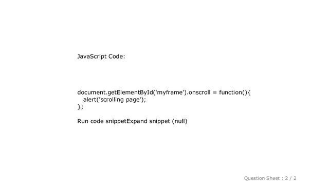 HTML : javascript-How to detect scroll event in iframe? смотреть онлайн