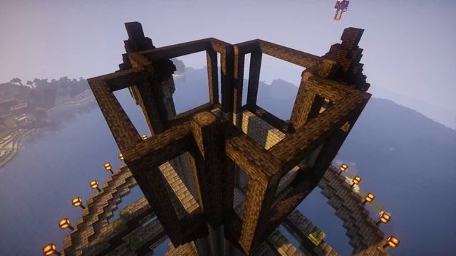 Floating Wizard Castle - Minecraft Build Timelapse смотреть онлайн