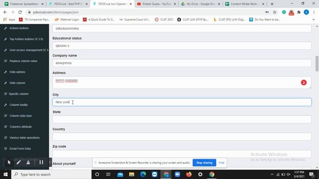 PDOCrud Join Operations Function смотреть онлайн