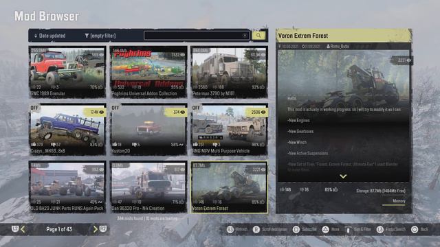 Snowrunner News New Mods -Daily Update Console New Mods and PC New mods смотреть онлайн