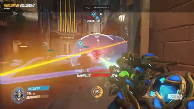 Rolldogg77's Overwatch Highlights Tank смотреть онлайн