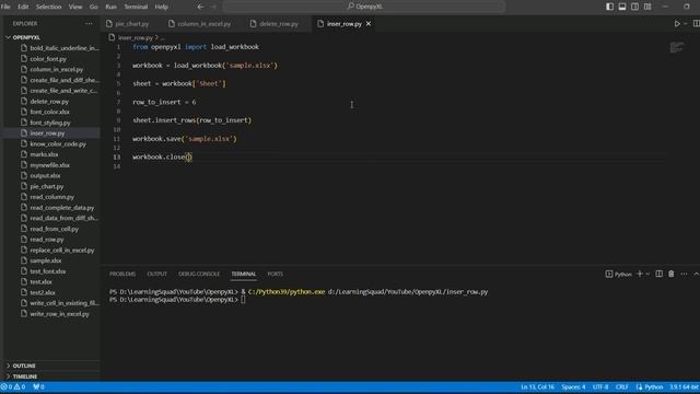 Excel Automation Tutorial - 15 | Inserting Rows in Excel | openpyxl | Python смотреть онлайн