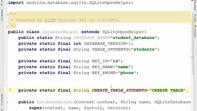 SQLite Database Tutorial in Android Part Two смотреть онлайн