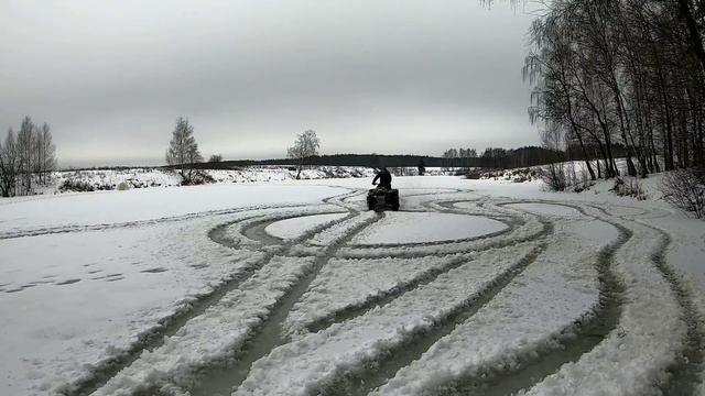 Перевернули самодельный квадроцикл из Оки, проезд в брод,часть "два" смотреть онлайн