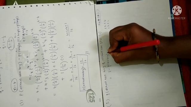 Problems on binomial or Bernoulli's distribution смотреть онлайн