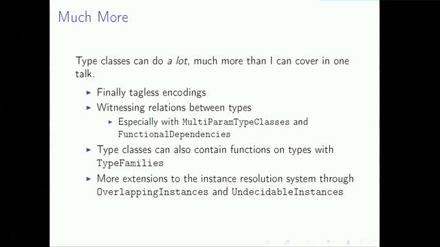 In Haskell, less is more смотреть онлайн
