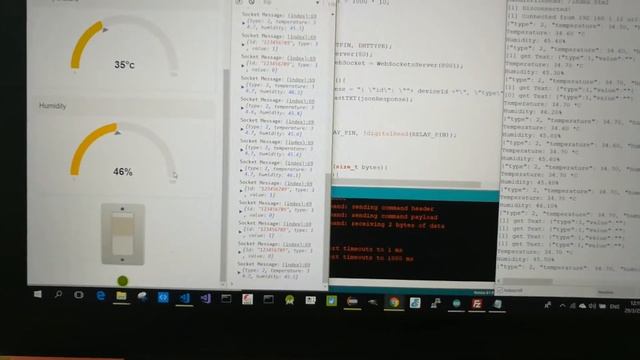 ESP8266 Arduino IDE WebSocket смотреть онлайн