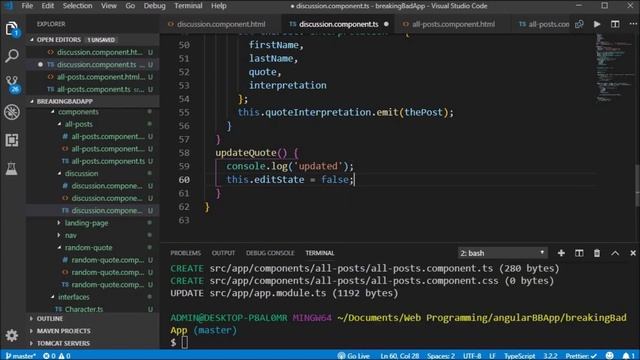 Angular Edit State and Delete Functionality (CRUD) смотреть онлайн