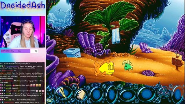 Ash Plays Freddi Fish 3: The Case of The Stolen Conch Shell смотреть онлайн