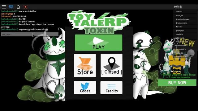 [small update] Toytale Roleplay All Codes смотреть онлайн