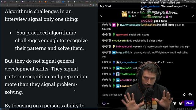 Algorithms In Interviews SUCK | Prime Reacts смотреть онлайн