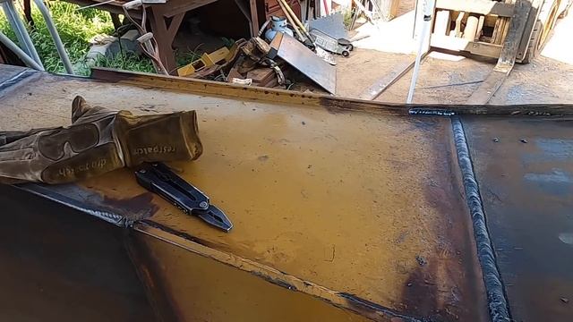 Part Three; Excavator Boom Repair.. Finally! смотреть онлайн