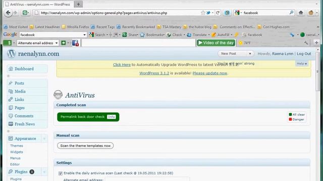 Word Press Anti Virus Plug In Scan by Raena Lynn смотреть онлайн