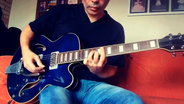 Ibanez AFS75T - quick sample from this great axe. смотреть онлайн