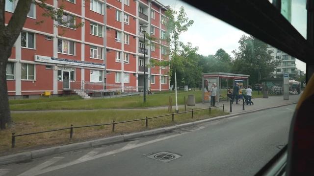 Poland, Warsaw, bus 122 ride from Tylżycka to Ogrody Działkowe Bemowo смотреть онлайн