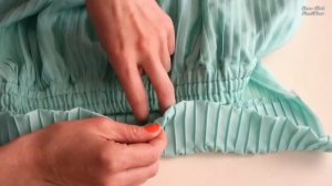 Судьба юбки-плиссе и о том, как сшить кулиску на юбке