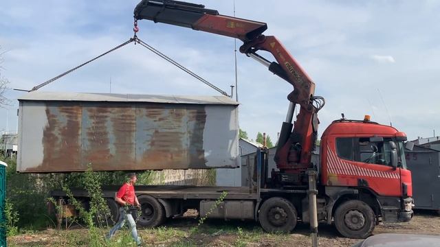 Гараж 3,5 на 6 вес 3 тонны Шафировский-Ириновский смотреть онлайн