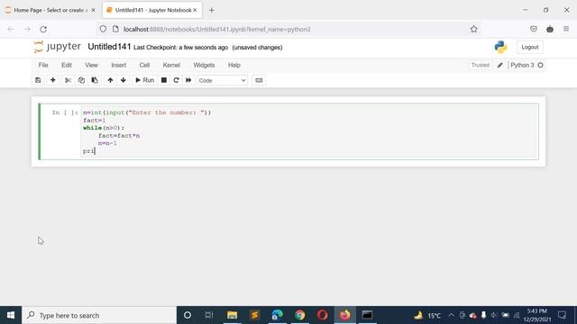 Python Program to find the factorial of a number without recursion смотреть онлайн