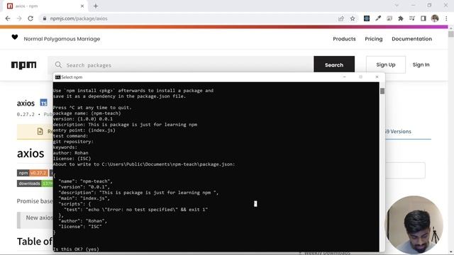 Getting started with npm commands | NPM - Complete Beginners Guide | Rohan Prasad смотреть онлайн