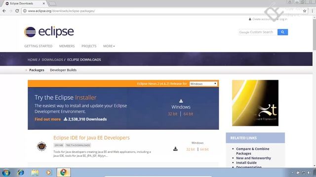 Java Tutorial For Beginners 2 - Installing Eclipse смотреть онлайн
