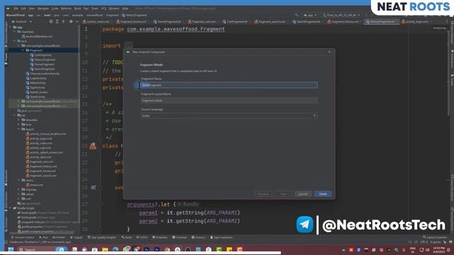 Implementation of BottomNavigation and Fragments - Food Ordering App #4 - Android Studio Project смотреть онлайн