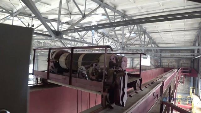 Модернизация крана и перевод на радиоуправление. Мост 10т. Демонтаж кабины. смотреть онлайн